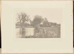 Domek dozorcy, łowisko Amwell Magna autorstwa Peter Henry Emerson