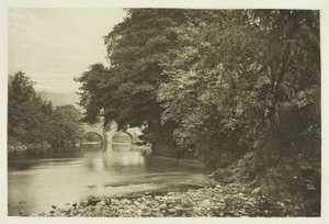 Rowsley Bridge, na rzece Derwent autorstwa Peter Henry Emerson