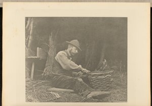 The BasketMaker. [Norfolk]. autorstwa Peter Henry Emerson