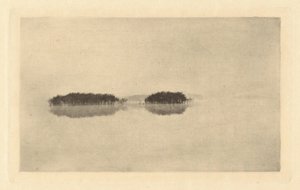 Samotna Laguna, w roku 1895 lub wcześniej. autorstwa Peter Henry Emerson