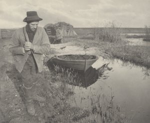 Holowanie trzciny, 1886 r. (zdjęcie) autorstwa Peter Henry Emerson