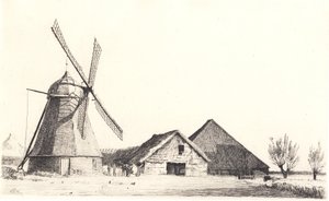 Młyn i cegielnia autorstwa Peter Vilhelm Ilsted