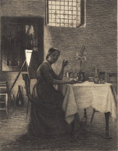 Przy porannej kawie autorstwa Peter Vilhelm Ilsted