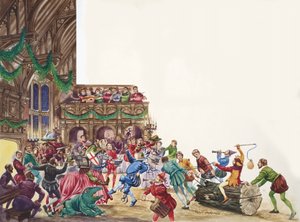 Wesołych Świąt Bożego Narodzenia w dworku Tudorów autorstwa Peter Jackson