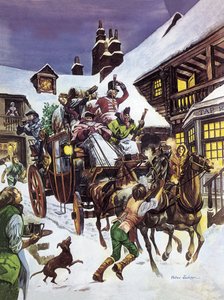 Boże Narodzenie w XVIII wieku autorstwa Peter Jackson
