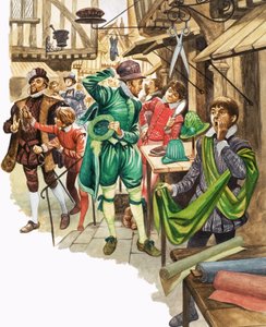 Dawno, dawno temu... targowisko i uliczni handlarze w epoce Tudorów autorstwa Peter Jackson