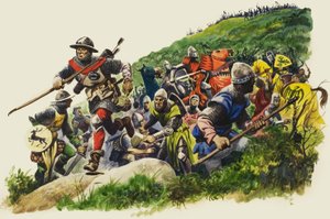 Bitwa pod Bannockburn autorstwa Peter Jackson