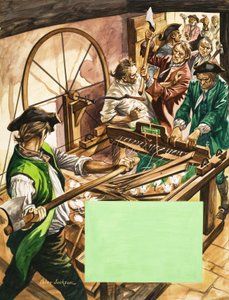 Cudowna historia Wielkiej Brytanii: nowe maszyny przędzalnicze autorstwa Peter Jackson