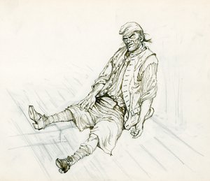 Wyspa Skarbów (atrament na papierze) autorstwa Peter Jackson