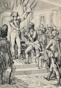 Pierwsza dystrybucja krzyży Legii Honorowej (założonej w 1802 r.) Kościołowi Inwalidów 14 lipca autorstwa Peter Johann Nepomuck Geiger