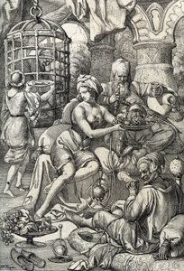 Sułtan Bayezid I (lub Bajazet autorstwa Peter Johann Nepomuck Geiger