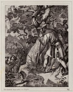 Odkrycie źródeł termalnych w Baden, Austria autorstwa Peter Johann Nepomuk Geiger