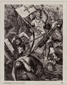 Piotr Pustelnik prowadzący Krucjatę Ludową autorstwa Peter Johann Nepomuk Geiger