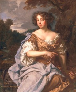 Lady Essex Finch, późniejsza hrabina Nottingham, c.1675 autorstwa Peter Lely