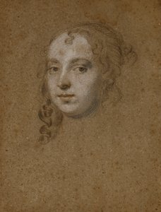Portret Głowy Damy, autorstwa Peter Lely