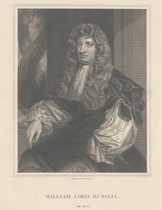 Portret Lorda Williama Russella, rytowany przez H. Robinson autorstwa Peter Lely