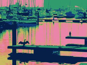 COURT-SHIP HARTLEPOOL, 2014, (zdjęcie ulepszone cyfrowo) autorstwa Peter McClure