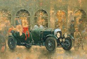 Boże Narodzenie w Fortnum i Masons (olej na płótnie) autorstwa Peter Miller