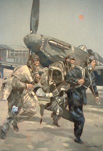 Kiedy dzwoni dzwon (olej na płótnie) autorstwa Peter Miller