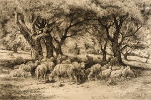 (A New England Orchard) autorstwa Peter Moran