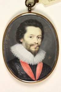 Sir Robert Harley, mistrz mennicy (emalia)