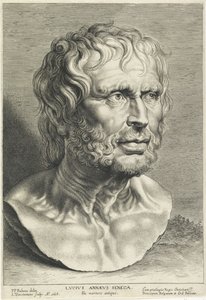 Popiersie Seneki, grawerowane przez Lucasa Vorstermana autorstwa Peter Paul (after) Rubens