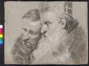 "Święty Ambroży i cesarz Teodozjusz" Petera Paula Rubensa autorstwa Peter Paul (after) Rubens