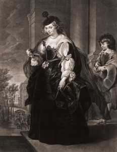 Helena Fourment lub Helene Fourment. Portret. autorstwa Peter Paul (after) Rubens