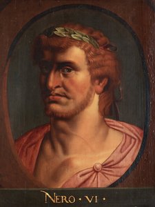 Portret Nerona (Popiersie Nerona). Nero ou Lucius Domitius Ahenobarbus (37-68) empereur romain Nero Germanicus par Rubens, Peter Paul