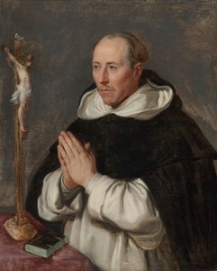 Un moine en priere, portrait presume de św. Tomasz d