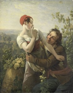 Namiętny zbieracz winogron autorstwa Peter Paul Joseph Noël