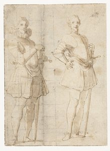 Dwa studia oficera stałego autorstwa Peter Paul Rubens (possibly)