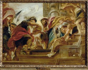 Abraham i Melchizedek autorstwa Peter Paul Rubens