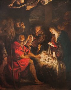 Adoracja pasterzy autorstwa Peter Paul Rubens