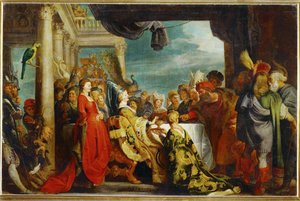 Alboin i Rosamunde (obraz na płótnie) autorstwa Peter Paul Rubens