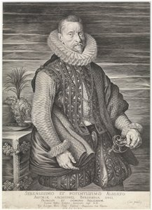 Arcyksiążę Albert Austrii (grawerowanie) autorstwa Peter Paul Rubens