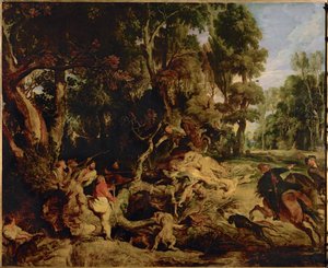 Boarhunt autorstwa Peter Paul Rubens