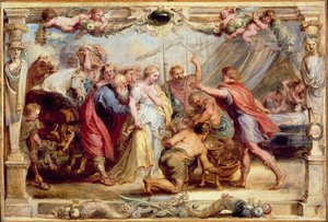 Briseis oddana Achillesowi, 16301631 autorstwa Peter Paul Rubens