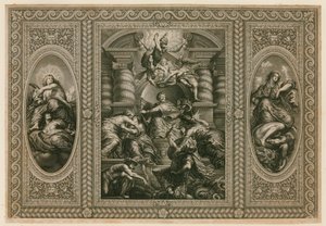 Sufit Domu Bankietowego w Whitehall autorstwa Peter Paul Rubens