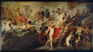 Rada bogów dotycząca hiszpańskich małżeństw autorstwa Peter Paul Rubens
