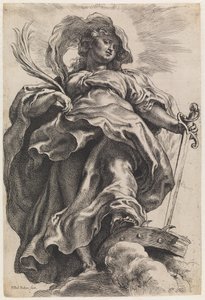 Święta Katarzyna autorstwa Peter Paul Rubens