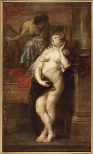 Deianira kuszona przez furię, ok. 1638 autorstwa Peter Paul Rubens