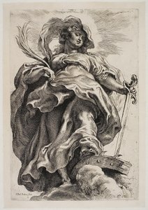 Święta Katarzyna Aleksandryjska autorstwa Peter Paul Rubens
