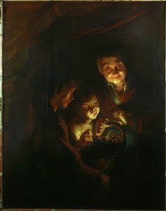 Stara kobieta z rusztem autorstwa Peter Paul Rubens