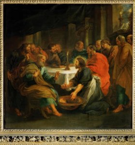 Mycie stóp autorstwa Peter Paul Rubens