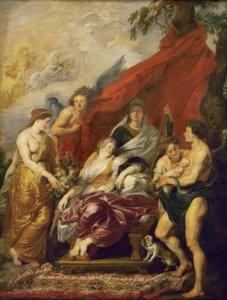 Narodziny Ludwika XIII autorstwa Peter Paul Rubens