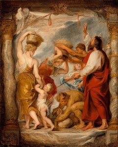 Die Mannalese. Um 1626-27 autorstwa Peter Paul Rubens