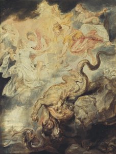 Pojednanie (szkic do cyklu poświęconego rodzinie Medici) autorstwa Peter Paul Rubens
