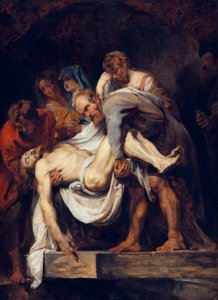 Francuski:  The Entombment The Entombment autorstwa Peter Paul Rubens