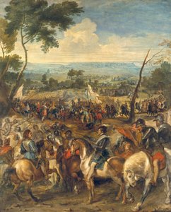 Henryk IV w bitwie pod Arques (współautor: Pieter Snayers) autorstwa Peter Paul Rubens